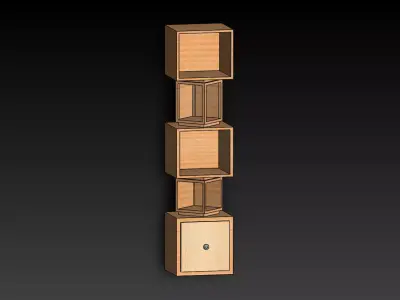 Book Shelf 1 Free 3D model