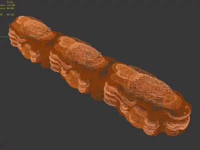 Stone - Large Weathered Stone 05 3D model