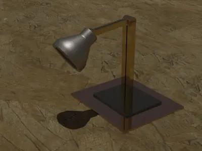 Metalic Lamp  3D model