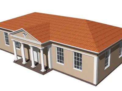 classic building 3D model 3