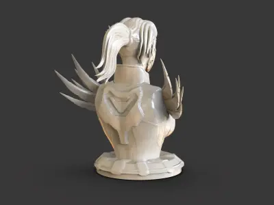 Fiction Woman Bust 3D print model