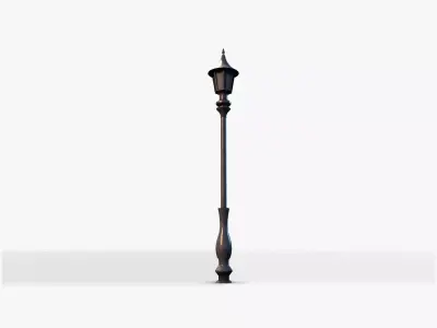 Street Light  Low-poly 3D model
