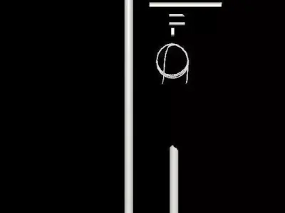 HIE Clean Utility Pole Set Low-poly 3D model