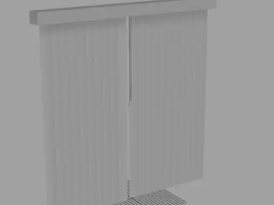 blinds vertical - vertical Free 3D model