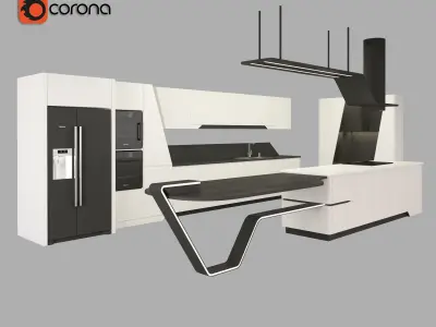 Kitchen 12 3D model