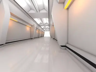 Corridor Interior 3D model order