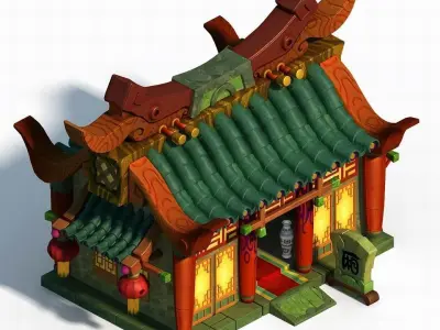 Game Gang Building - Primary Room 3D model