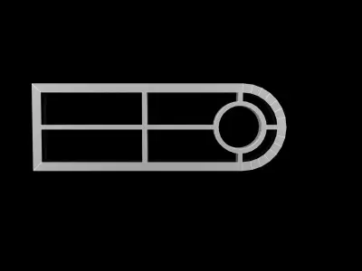 3D Window  Free low-poly 3D model