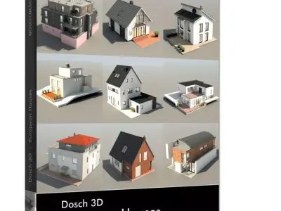 Dosch 3D - European Houses 3D model