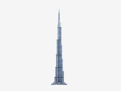Burj Khalifa 3D model