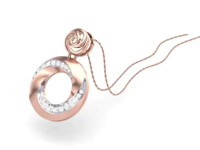 Round light jewellery 3D print model