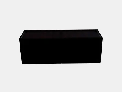 BESTA Shelf unit with glass doors 4 3D model
