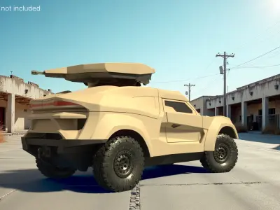  Cockerill I-X Ground Interceptor Car Rigged 