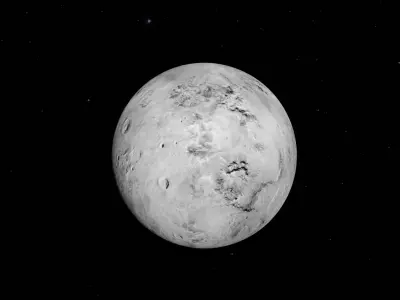 Haumea fictional Low-poly 3D model