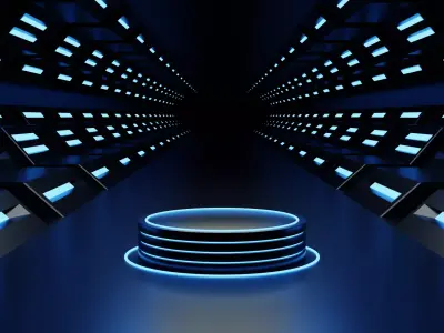 Sci Fi Product Display Podium 3D model