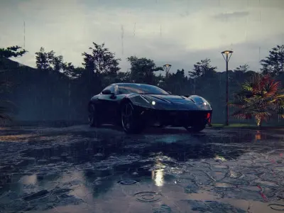 Lumion exterior animation Low-poly 3D model