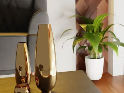 blender3d design office 3D model