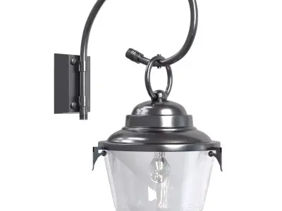 Nickel wall sconce by moinat 3D model
