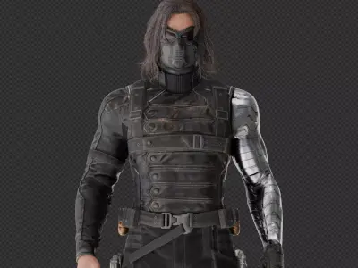 The Winter Soldier from CATWS 3D model