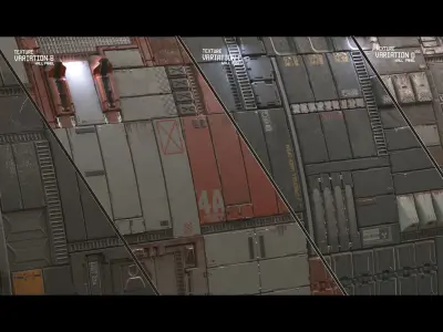 Scifi Wall Panel Texture Set E Texture