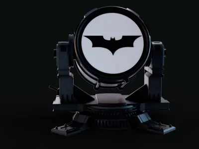 Bat Signal High Poly Model 3D model