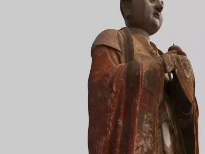 Deity Statue Sculpture19 3D model