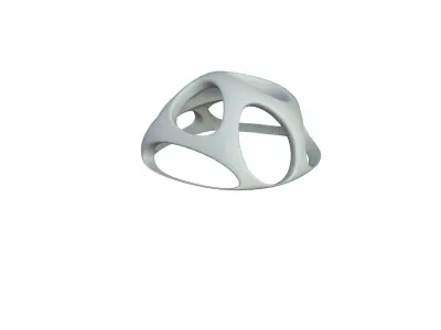 SciFi Cube Object No 51196 Low Poly Shape Low-poly 3D model