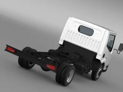 Mitsubishi Fuso Canter Guts Chassi 2017 3D model