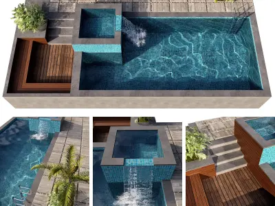 SWIMMING POOL NO65 A 3D model