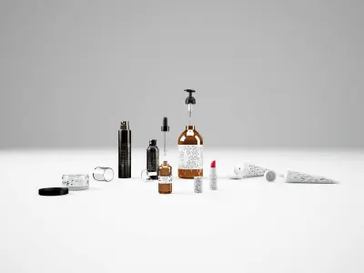 Pack 1 cosmetic 3D model