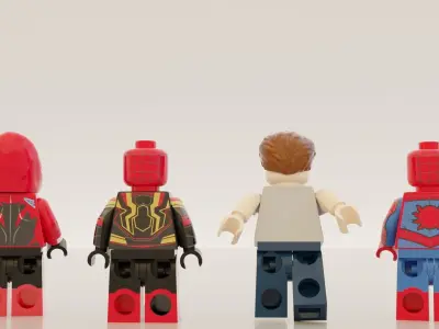 Lego Spider man big pack 3D model