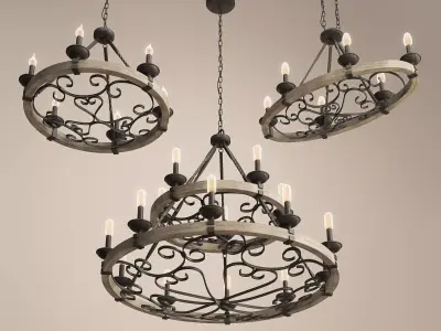 Kichler 3 Taulbee Lights Collection 3D model