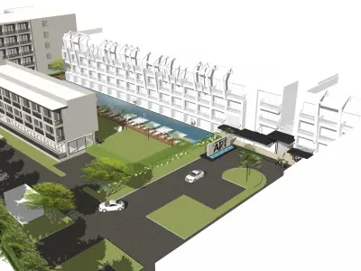 HOTEL IN PHUKET 3D model