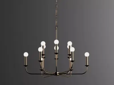 Ceiling light 3D model 70