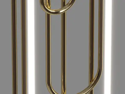 Decorative partition 030 3D model