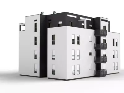 Apartment Building 3D model