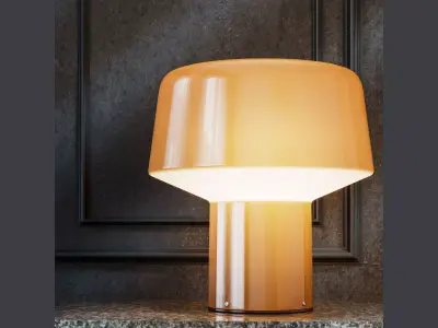 Table lamp FOSCARINI Glass drop 3D model