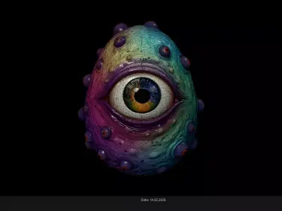 Low Poly Stylized Alien Monster Egg - PBR Low-poly 3D model