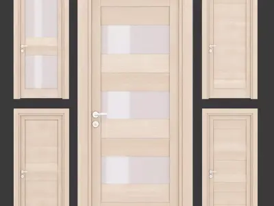  Ital doors Light Oak 3 3D model