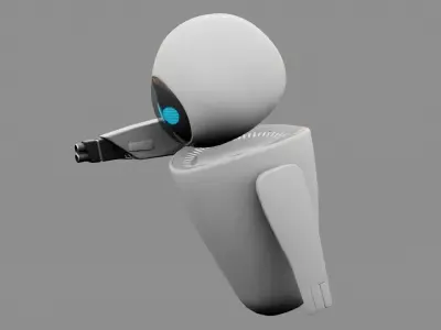 EVE  android rigged - animated 3D model