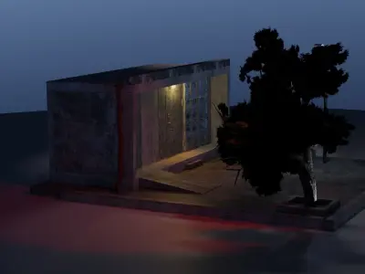 Gate 602 Free low-poly 3D model