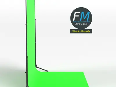 Photography backdrop 3D model