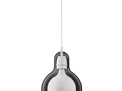1 Light Contemporary Pendant Lighting Fixtures 3D model