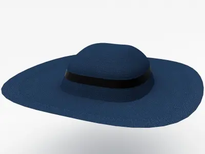 PBR Fedora Modeling Free low-poly 3D model