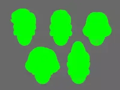 Legion of Barb Vintage Fashion Doll Heads 3D print model