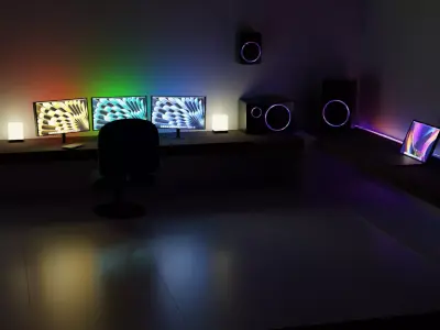 Studio room 3D model