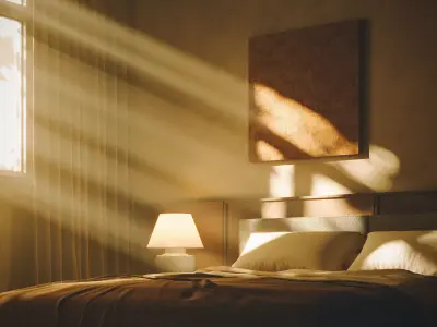 Warm Minimal Bedroom 3D model