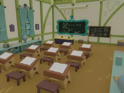 Ponyville Schoolhouse 3D model