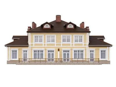 Cottage house 3D model