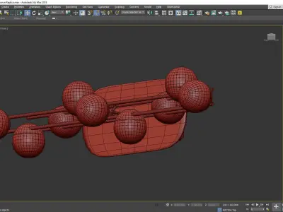 sconce Tessara Low-poly 3D model